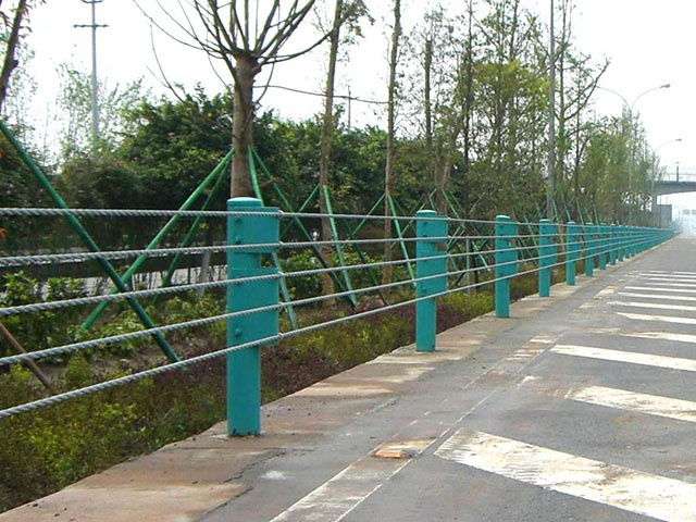 四川河道景观绳索护栏设计