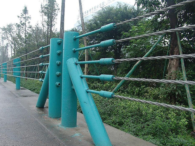 兰州河道景观绳索护栏设计
