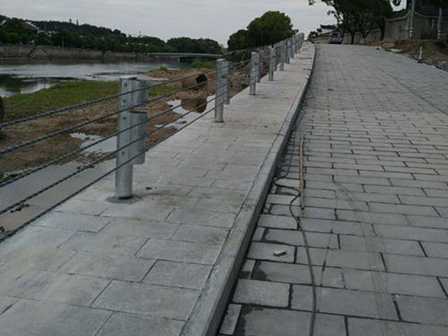 胶州河道景观绳索护栏定制